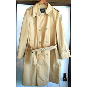 Vtg Zero King Reign Wear Coat Lined Jacket Mens 42 Wind Water Repellent Trech L